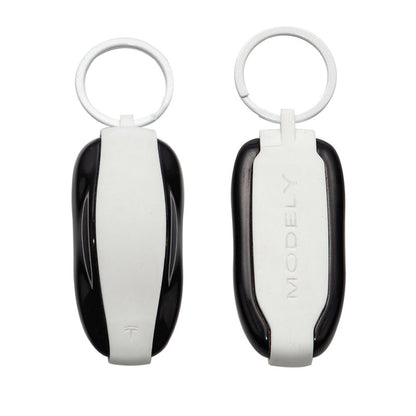 Silicone Key Protector for Tesla Model 3/Y/S/X Keys - Key Fob Holder Model Y White