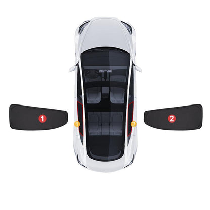Model Y(2020-2024) Thermal Insulated Windows Sunshades for Tesla/ Privacy Curtains for Tesla Car Sun Visor and Privacy Protector Rear Door Windows