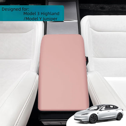 Pink Center Console Armrest Cover For Telsa Model 3 Highland/Y Juniper