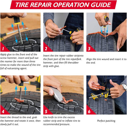 Portable Tire Repair Tool Kit Jack Pads for Tesla Model 3/Y/S/X
