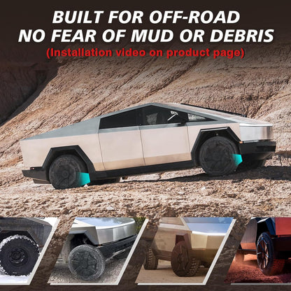 Cybertruck Wheel Fairing Delete Covers Off-Road Protection Mud Flaps
