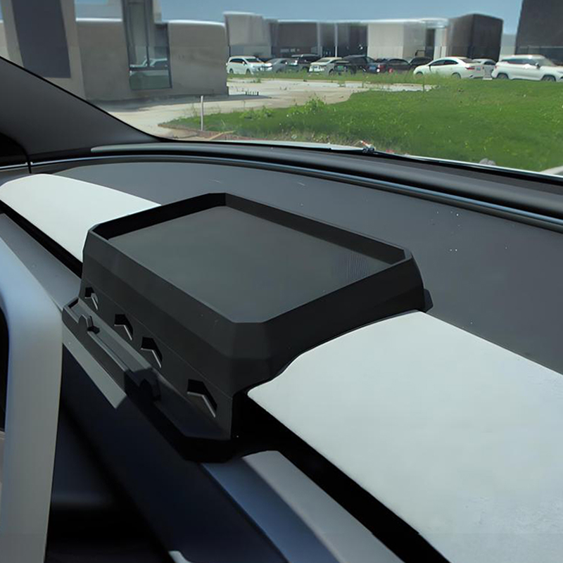 Silicone Dashboard Tissue Tray Hidden Storage Box for Tesla 2024+ Model 3 Highland