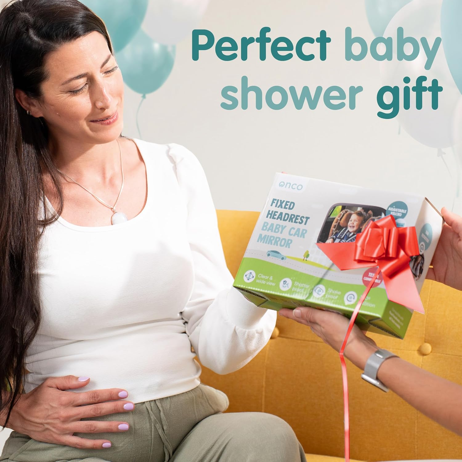 Baby Car Mirror Rear Facing Shatterproof 360 Rotation For Tesla Model 3/Y/X/S