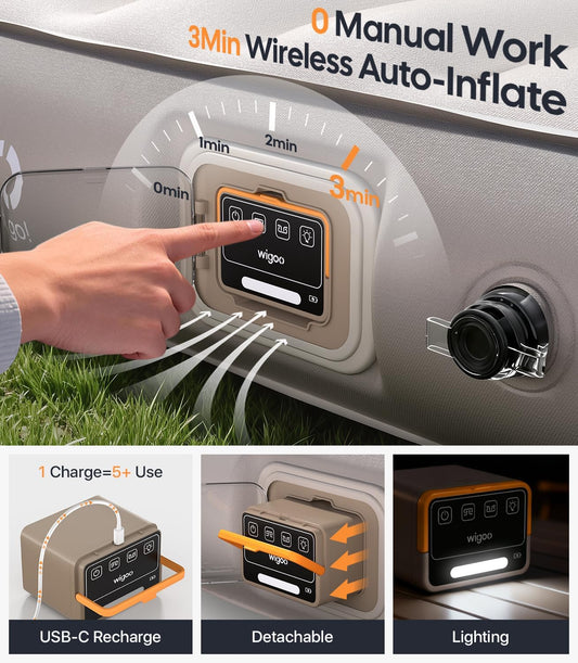 Air Mattress Camping Bed with with Pillows for Tesla Model Y 2020-2026