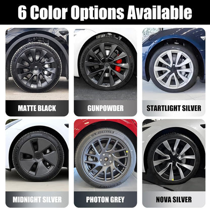 Rim Touch Up Paint(Gunpowder) for Tesla Model Y/3/S/X Gemini Dark/Uberturbine/Arachnid/Cybersteam/Turbine Wheel, Curb Rash Repair Rim Scratch Repair with Masking Tape & Sandpaper