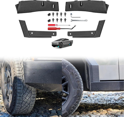 Cybertruck Wheel Fairing Delete Covers Off-Road Protection Mud Flaps