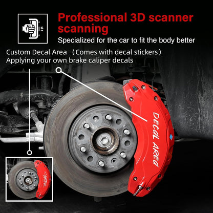 Aluminum Alloy Caliper Covers Compatible with Tesla Cybertruck