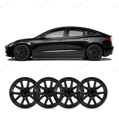Model 3 18'' Aero Wheels Cover Hubcaps Replacement 4PCS for Tesla (2017-2023)