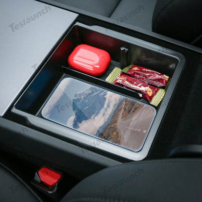 Center Console & Armrest Storage Box for Tesla Model Y Juniper 2025+ Armrest Box Storage Box