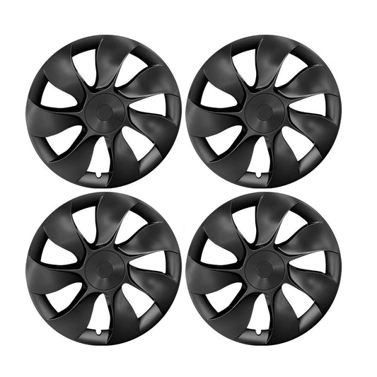 Model Y Induction Style Wheel Hub Caps - Performance Wheel HubCaps (4 Pcs) Model Y 19" (4 Pcs) Matte Black