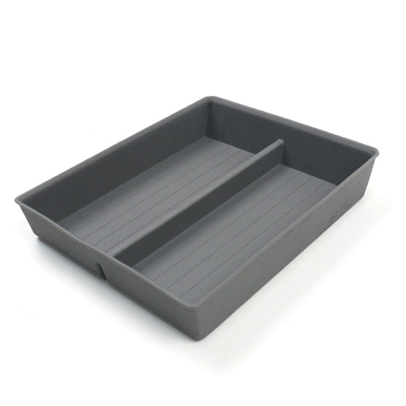 Center Console & Armrest Box Underneath Storage Tray for Tesla 2024 Model 3 Highland 1 Pc (Center Console) Grey