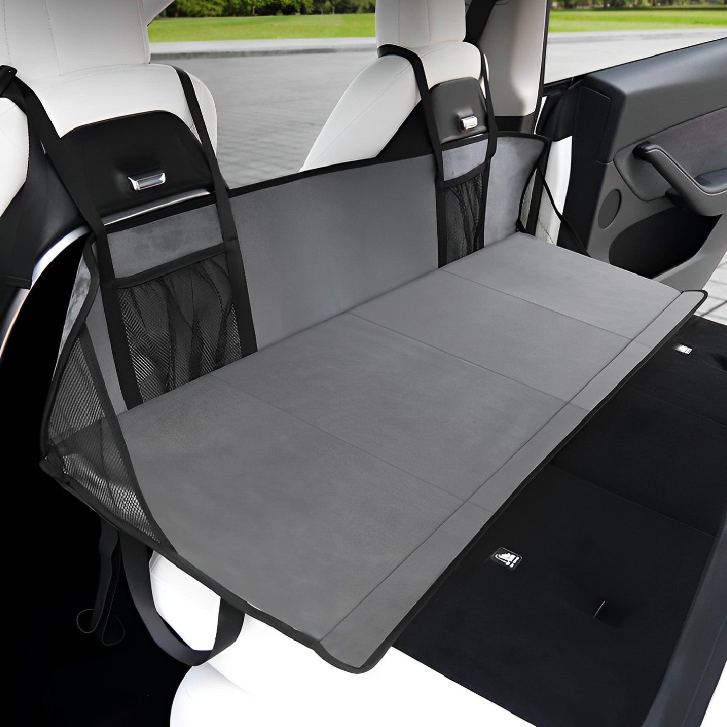 Flannel Camping Mattress Head Guard Suitable for Tesla Model 3/Y