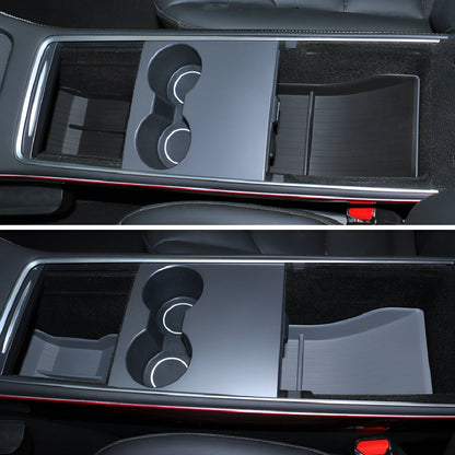 Model 3/Y Center Console Storage Box Rubber Mat for Tesla Full Set (Center Console & Armrest Box)