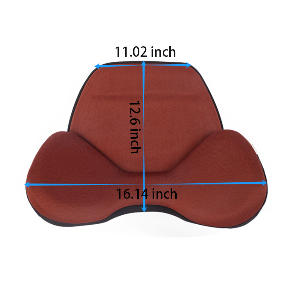 Ergonomic Ice Silk Breathable Lumbar Support Pillow - Fits All Cars