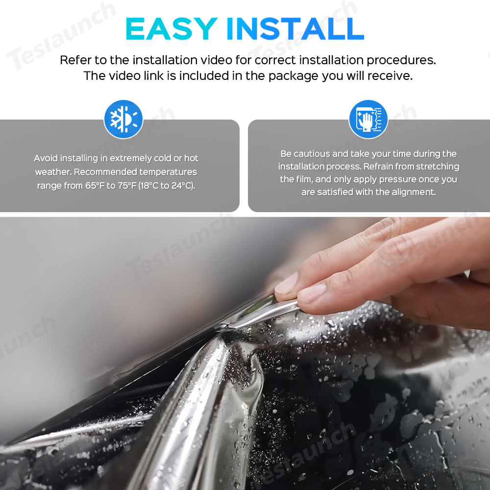 Glossy TPU Invisible Full Car Paint Protection Film-PPF for Cybertruck