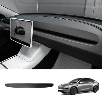 ABS Dashboard Trim Cover for Tesla Model Y Juniper 2025+ Upper Dashboard Cover Matte Black