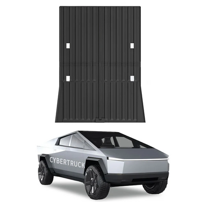 All Weather TPE Floor Mats Cargo Liners Set for Tesla Cybertruck Rear Trunk Upper Mat
