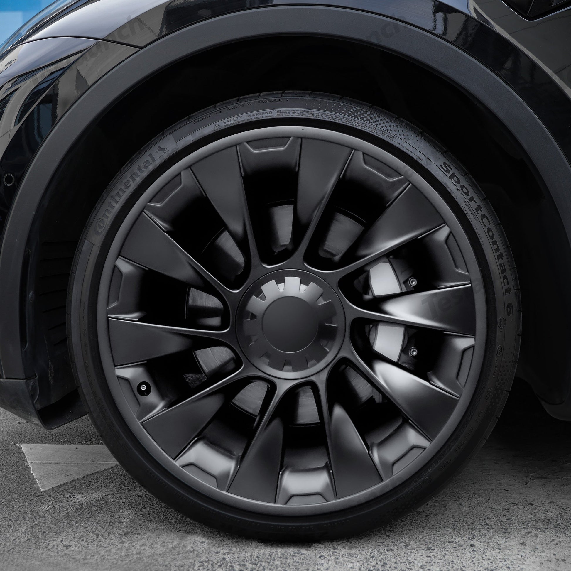 Upgraded All-in-one Mech Style Rim Protector for Model Y 20'' Induction Wheels