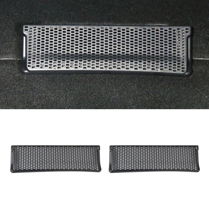 Model 3/Y Under Front Seat Air Vent Covers (1 Pair) for Tesla(2017-2023) Model Y (not fits for MY after 2023.05) Round Hole