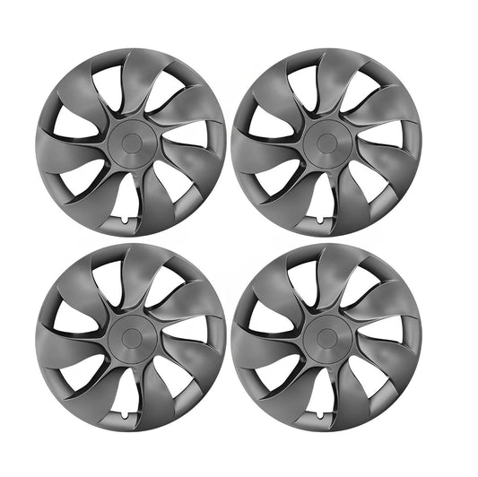 Model Y Induction Style Wheel Hub Caps - Performance Wheel HubCaps (4 Pcs) Model Y 19" (4 Pcs) Matte Grey