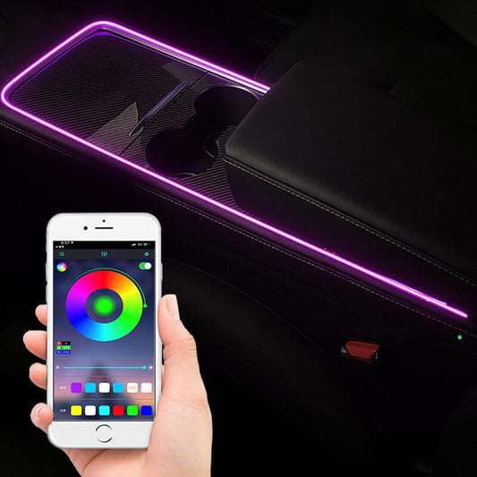 Center Console Light Strip with App Controller for Tesla Model 3/Y