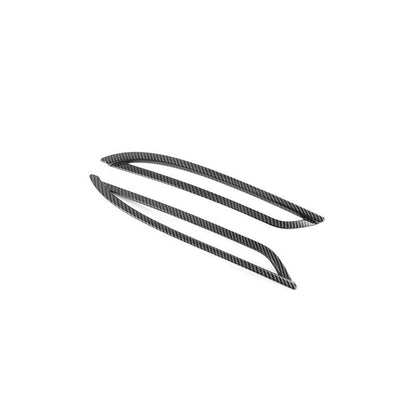 Fog Light Rear Taillights Cover For Model 3/Y Protective Film Covers (Carbon Fiber Pattern ABS) (1 pair) (2017-2023) 2020-2024 Model Y