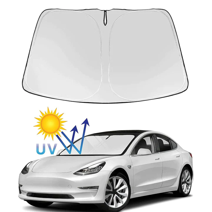 Model 3/Y/S/X Front Windshield Sunshade - Windshield Cover