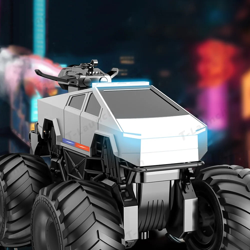 1:20 Scale Cybertruck-Inspired Amphibious RC Toy Car — 4WD Off-Road All-Terrain Truck