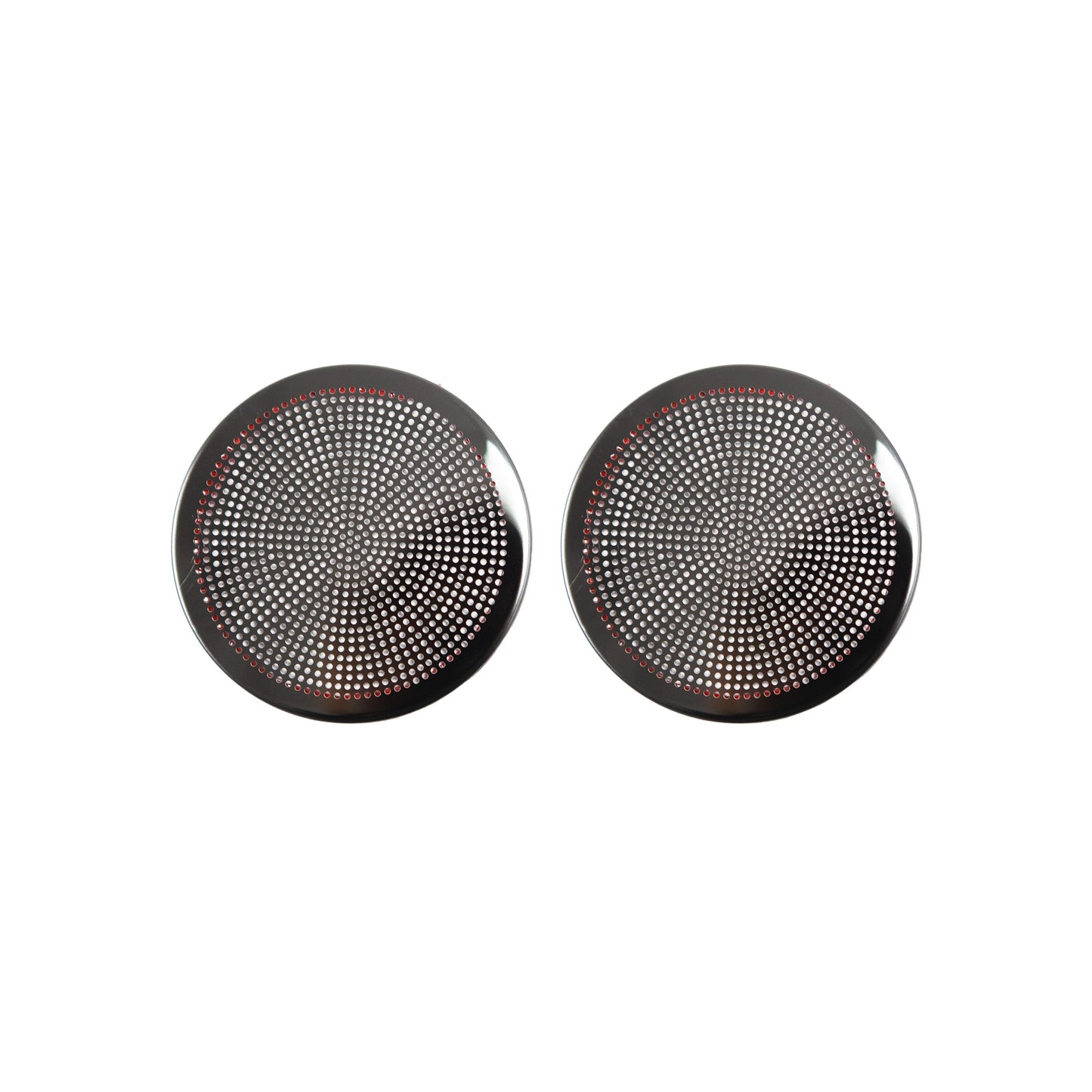 2024 Model 3 Highland Door Speaker Protective Cover Rear Exhaust Air Vent Protective Cover Black Titanium Front Door Tweeter(2PCS)