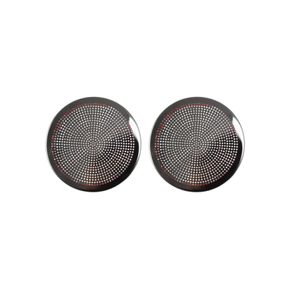 2024 Model 3 Highland Door Speaker Protective Cover Rear Exhaust Air Vent Protective Cover Black Titanium Front Door Tweeter(2PCS)