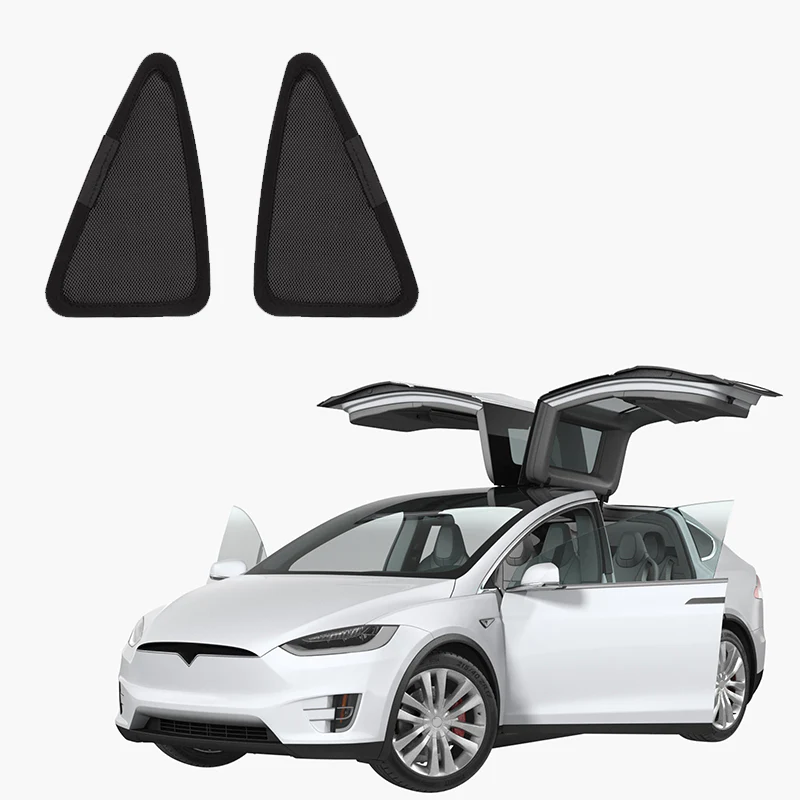 Whole Car Window & Sunroof Covercraft Dense Mesh Sunshade Kit (8 pcs) for Tesla Model X(2015-2020) Car Accesories Triangle Window (2 pcs)
