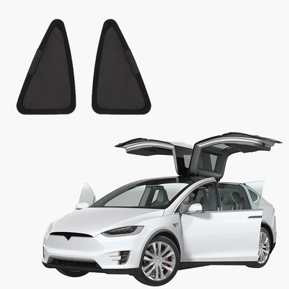 Whole Car Window & Sunroof Covercraft Dense Mesh Sunshade Kit (8 pcs) for Tesla Model X(2015-2020) Car Accesories Triangle Window (2 pcs)