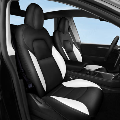 All-Inclusive 2024+ Tesla Model 3 Highland Seat Cover Black White