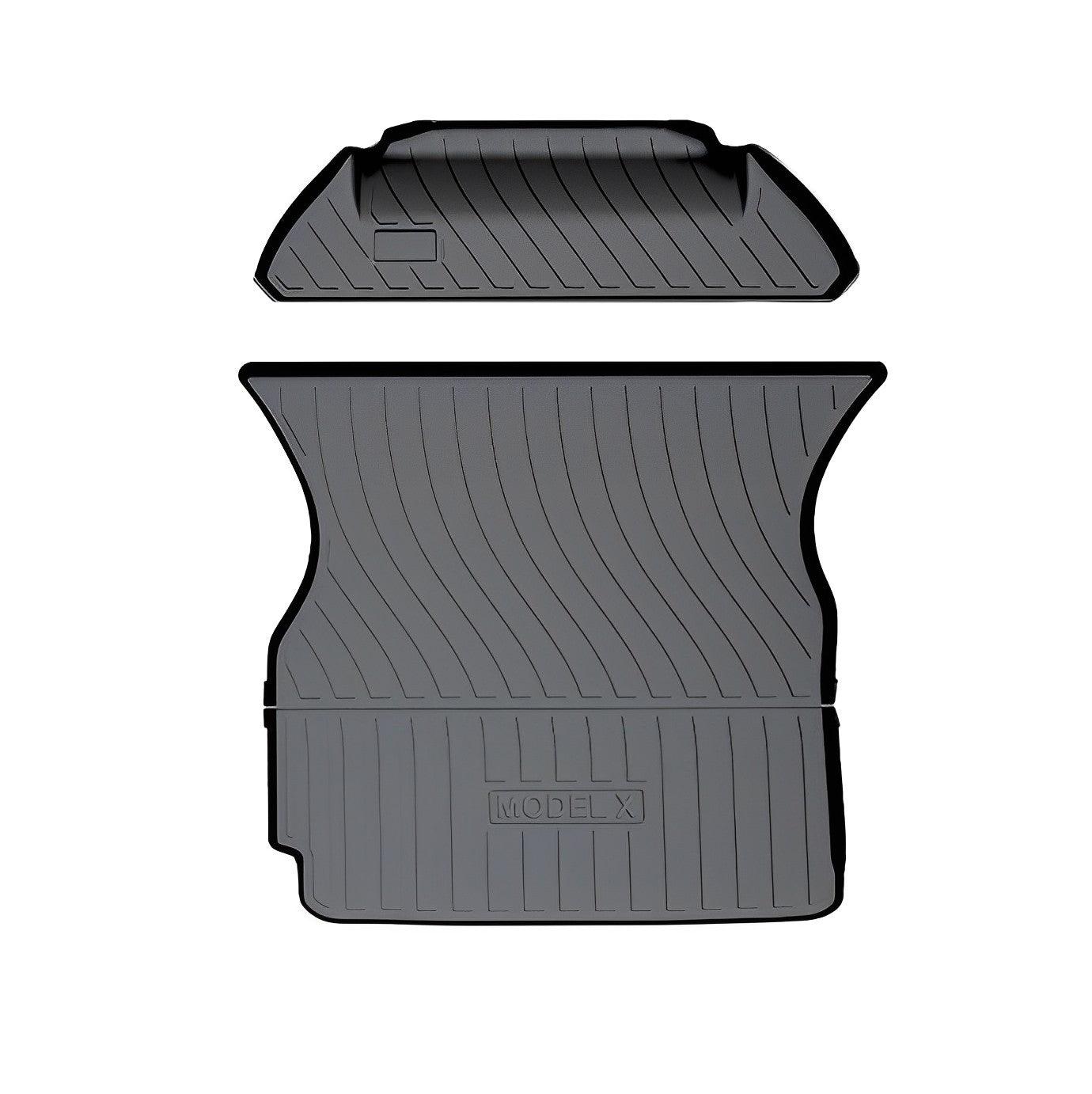 Model X Floor Mats Trunk Mat Cargo Liner for All Weather for Tesla(2015-2020) Model X (2015-2020) 5 Seats Frunk & Trunk Mat (2-3 PCS)