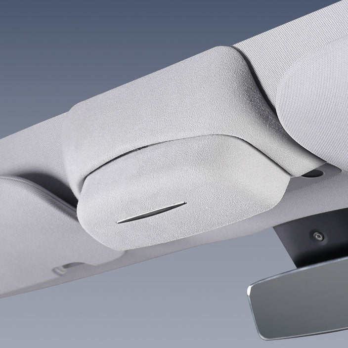 2024 Model 3 Highland Sunglasses Holder Glasses Case Storage Box for Tesla Suede leather