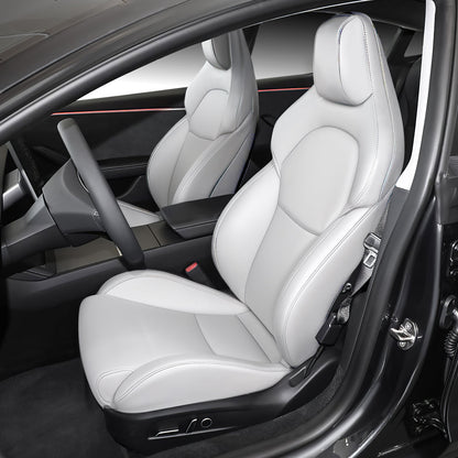 All-Inclusive Seat Cover for Tesla Model 3 Highland Performance 2024+ White