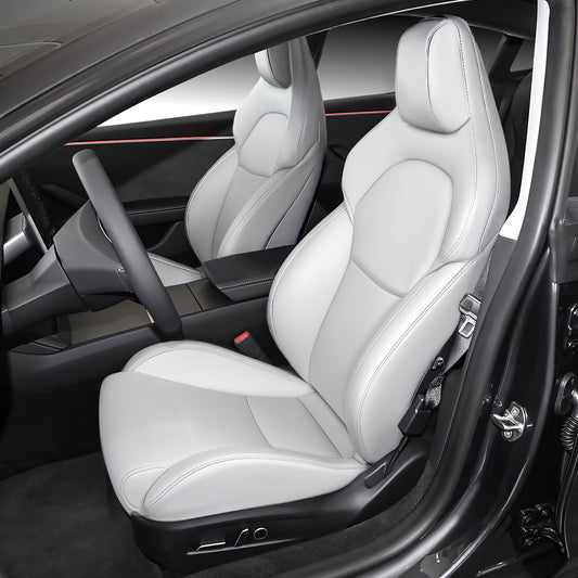 All-Inclusive Seat Cover for Tesla Model 3 Highland Performance 2024+ White