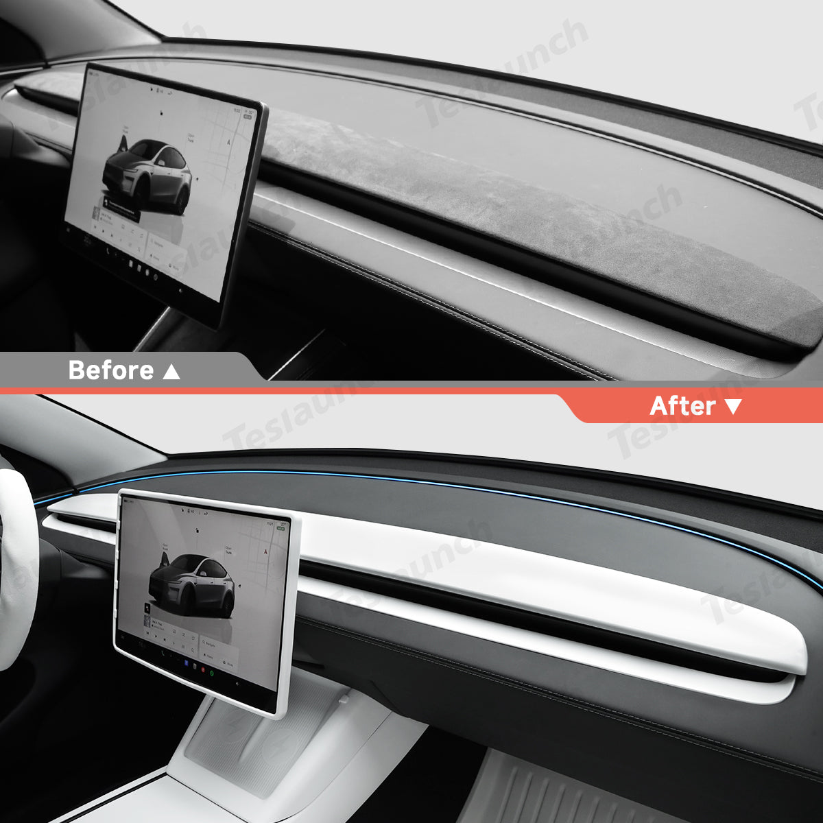 ABS Dashboard Trim Cover for Tesla Model Y Juniper 2025+