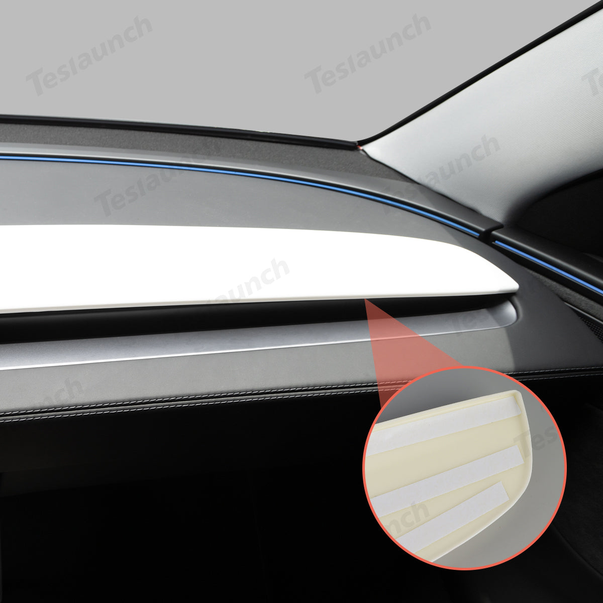 ABS Dashboard Trim Cover for for 2026 New Tesla Model Y Standard