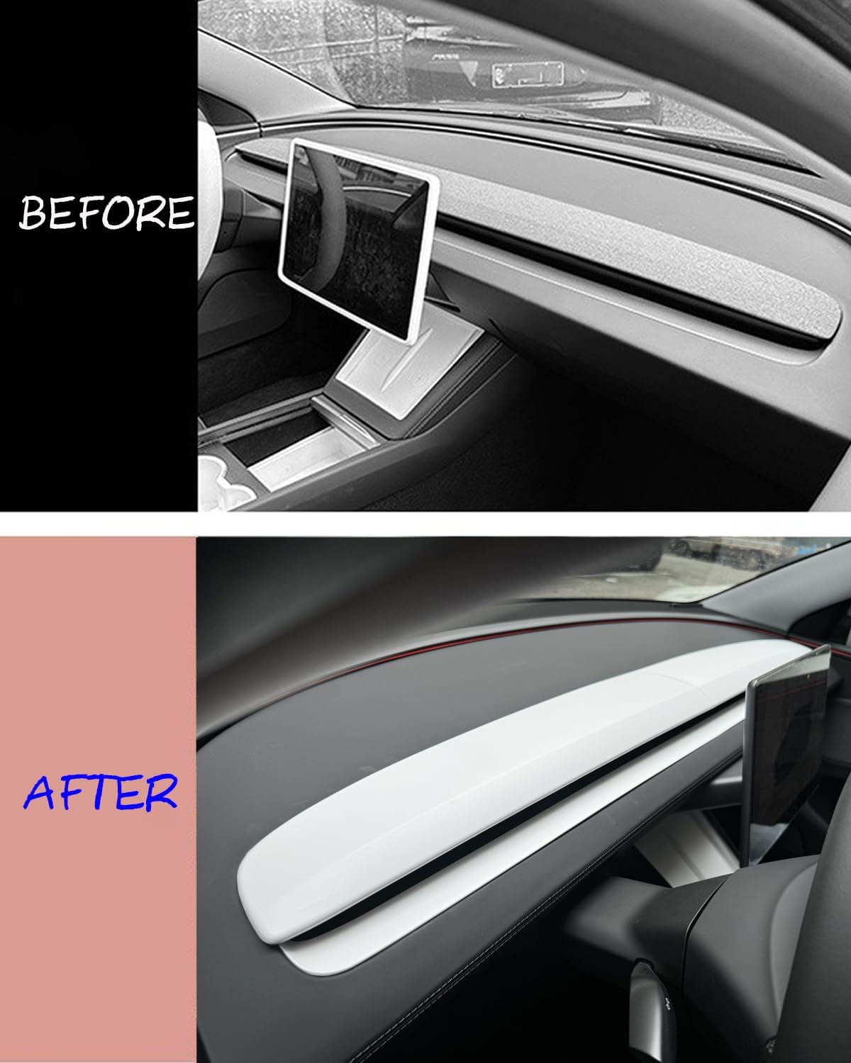 ABS Dashboard Trim Cover For Tesla Model 3 Highland Y Juniper