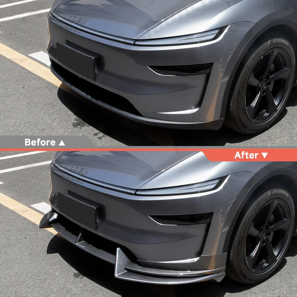 ABS Front Bumper Lip Spoiler for Tesla Model Y Juniper 2025+