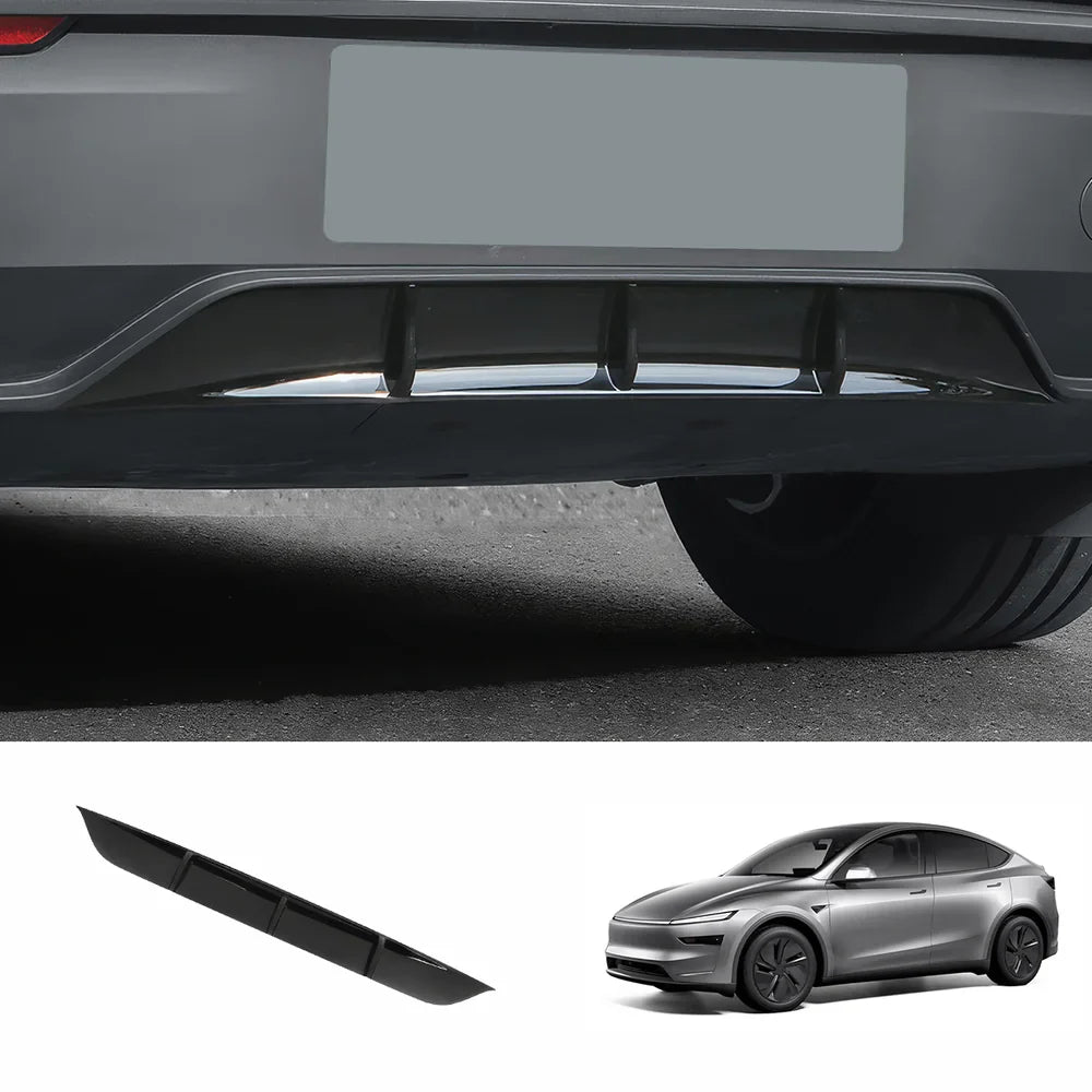 ABS Rear Bumper Lip Spoiler for Tesla Model Y Juniper 2025+ Glossy Black