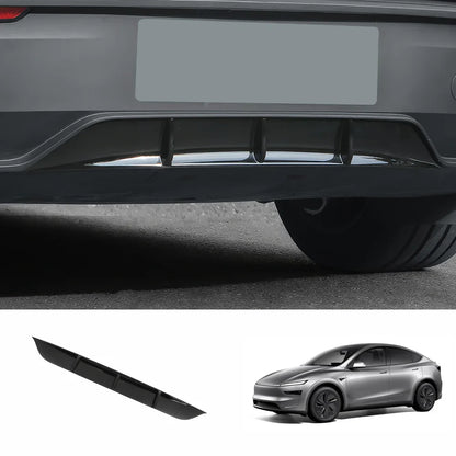 ABS Rear Bumper Lip Spoiler for Tesla Model Y Juniper 2025+ Glossy Black