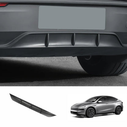 ABS Rear Bumper Lip Spoiler for Tesla Model Y Juniper 2025+ Matte Black