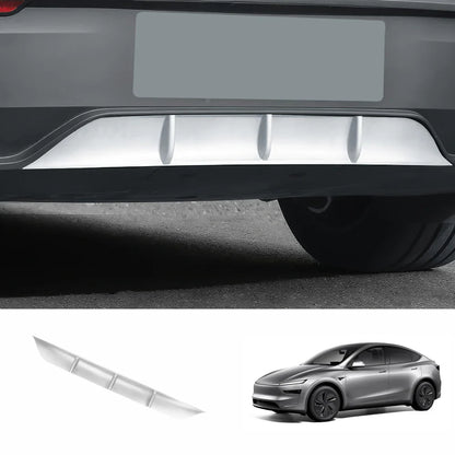 ABS Rear Bumper Lip Spoiler for Tesla Model Y Juniper 2025+ White