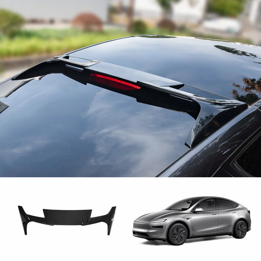 ABS Rear Roof Spoiler for Tesla Model Y Juniper 2025+ Glossy Black
