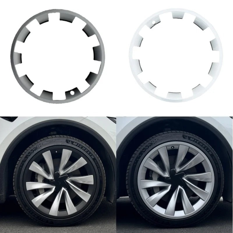 4PCS 20" ABS Rim Protectors for Tesla Model Y Juniper Curb Rash Guard