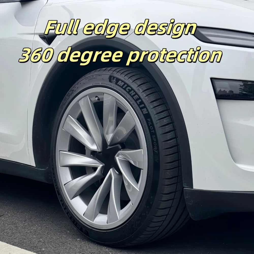 4PCS 20" ABS Rim Protectors for Tesla Model Y Juniper Curb Rash Guard