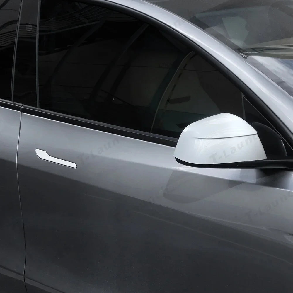 ABS Side Mirror Covers & Door Handle Covers for 2026 New Tesla Model Y Standard