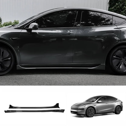 ABS Split-Type Side Skirts for Tesla Model Y Juniper 2025+